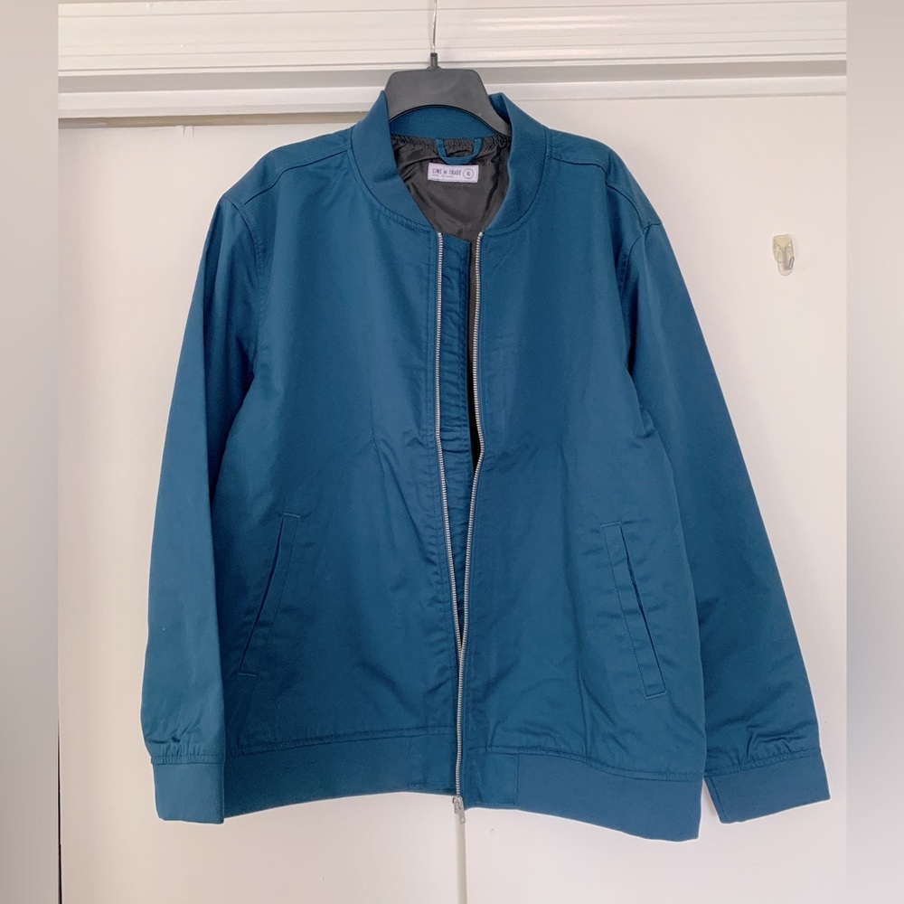 Men's Blue Bomber Jacket